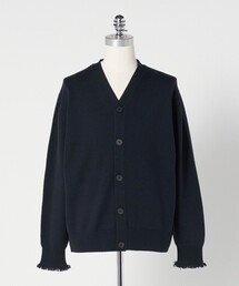 現行 LOEFF 5ゲージダメージニット レディース 0 ブラック ロエフ 黒 LOEFF（ロエフ） ニット セーター 「LOEFF」5ゲージ ダメージ ニット