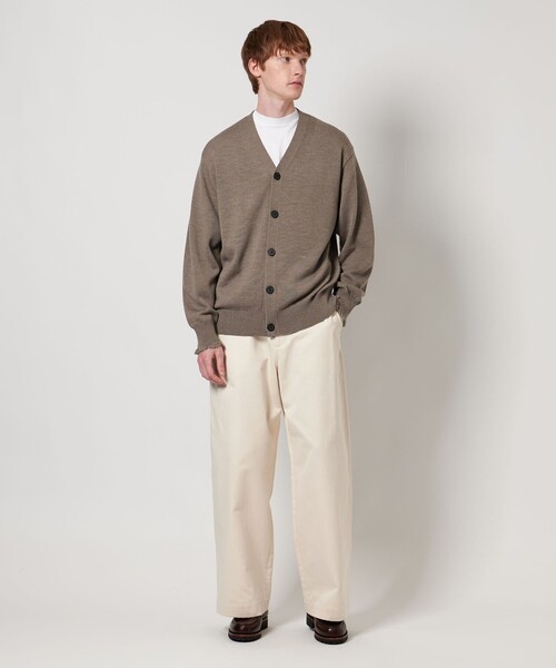 セール】＜LOEFF＞9ゲージ フリンジ カーディガン UNISEX（ニット