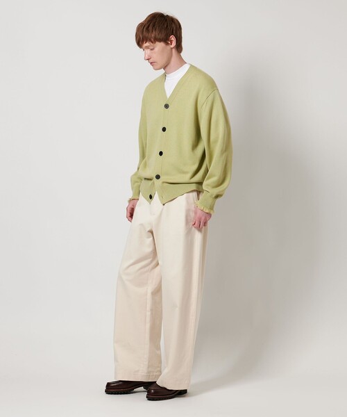 LOEFF（ロエフ）の「＜LOEFF＞9ゲージ フリンジ カーディガン UNISEX