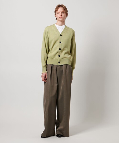 LOEFF(ロエフ)の「<LOEFF>9ゲージ フリンジ カーディガン UNISEX(ニット/セーター・レディース・ネイビー/ベージュ/ライム・0/2/1)」の13枚目の写真