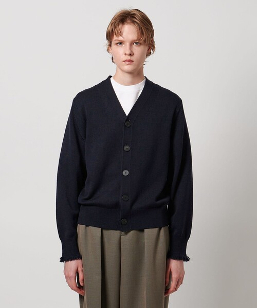 ＜LOEFF＞9ゲージ フリンジ カーディガン UNISEX LOEFF＞9ゲージ フリンジ カーディガン UNISEX