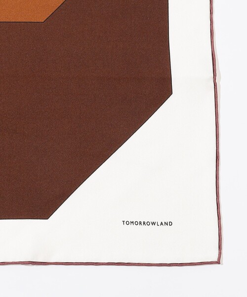 TOMORROWLAND (トゥモローランド)の「Atelier TOMORROWLAND CUBE シルクスカーフ(バンダナ/スカーフ・レディース・グリーン系その他/ブラウン系その他・FREE)」の6枚目の写真