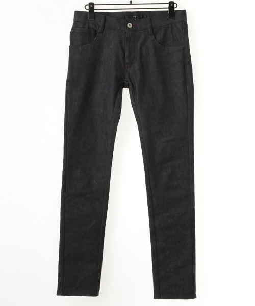 NO ID.（ノーアイディ）の「mp4078-ﾘｼﾞｯﾄｽﾄﾚｯﾁﾃﾞﾆﾑｽｷﾆｰPT（デニムパンツ・メンズ・インディゴブルー/ブラック/ホワイト・3/2/1）」の8枚目の写真