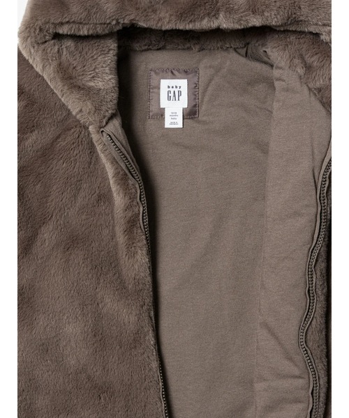 セール】フェイクファー くまさん フード付きカバーオール (ベビー