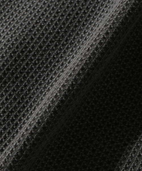 JOURNAL STANDARD relume（ジャーナルスタンダード　レリューム）の「バックピケ ヘンリーネック 3/4 スリーブ（Tシャツ/カットソー・メンズ・ナチュラル/ブラウン/ブラックミックス・MEDIUM/LARGE）」の15枚目の写真