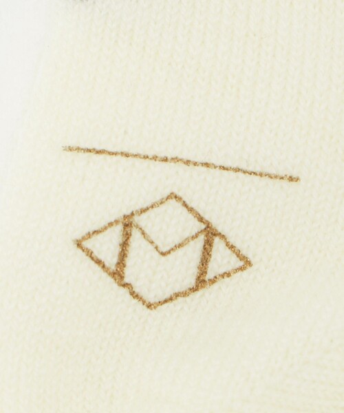Steven Alan(スティーブンアラン)の「<MARCOMONDE>TURKEY PATTERN SOCKS8/ソックス(ソックス/靴下・レディース・オフホワイト/ブラック・FREE)」の4枚目の写真