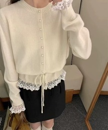 レースアップ」に該当するカーディガン/ボレロファッション通販