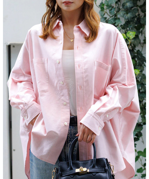 Le Melange/ル・メランジュ】オーバーサイズシャツ/#8543203/トップス