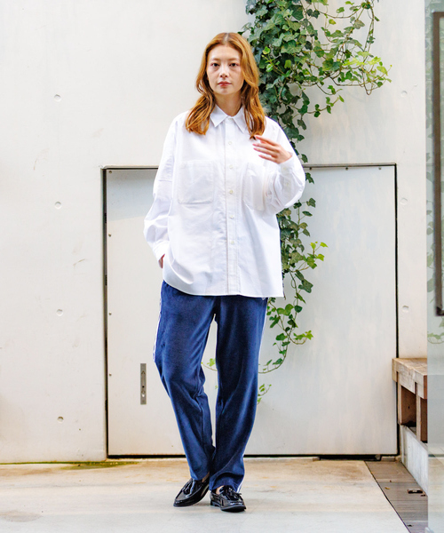 Le Melange/ル・メランジュ】オーバーサイズシャツ/#8543203/トップス