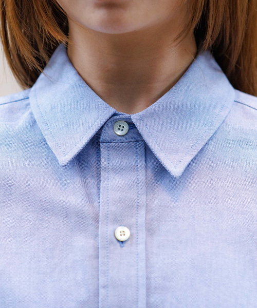 Rouge vif la cle（ルージュヴィフラクレ）の「【Le Melange/ル・メランジュ】オーバーサイズシャツ/#8543203/トップス/きれいめ/オーバーサイズ#8543203【WEB限定】（シャツ/ブラウス・レディース・ピンク/アイボリー/ブルー・フリー）」の6枚目の写真