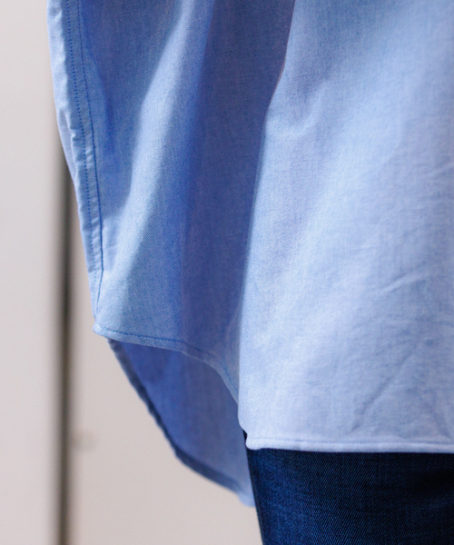 Rouge vif la cle（ルージュヴィフラクレ）の「【Le Melange/ル・メランジュ】オーバーサイズシャツ/#8543203/トップス/きれいめ/オーバーサイズ#8543203【WEB限定】（シャツ/ブラウス・レディース・ピンク/アイボリー/ブルー・フリー）」の7枚目の写真