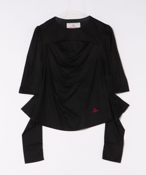 vivian westwood コットン トップス ｺｯﾄﾝﾘﾖｾﾙｽﾑｰｽｽﾗｯｼｭﾄｯﾌﾟ（Tシャツ/カットソー）｜Vivienne Westwood