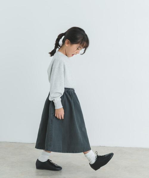 TOWNCRAFT(タウンクラフト)の「『親子リンク』『別注』PENNEYS×DOORS THE FOX裏毛CNスウェット(KIDS)(Tシャツ/カットソー・キッズ・ベージュ/レッド/グレー系その他/チャコールグレー・120/135/105)」の5枚目の写真