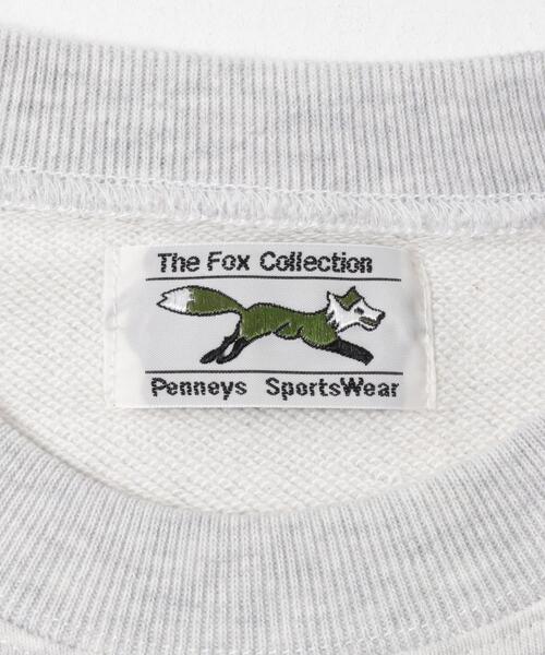 TOWNCRAFT(タウンクラフト)の「『親子リンク』『別注』PENNEYS×DOORS THE FOX裏毛CNスウェット(KIDS)(Tシャツ/カットソー・キッズ・ベージュ/レッド/グレー系その他/チャコールグレー・120/135/105)」の10枚目の写真