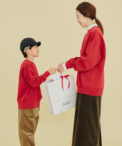 TOWNCRAFT(タウンクラフト)の「『親子リンク』『別注』PENNEYS×DOORS THE FOX裏毛CNスウェット(KIDS)(Tシャツ/カットソー・キッズ・ベージュ/レッド/グレー系その他/チャコールグレー・120/135/105)」の22枚目の写真