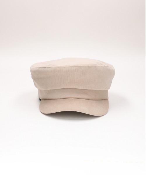 Right-on（ライトオン）の「【HONEYSUCKLE ROSE】コーデュロイキャスケット（キャスケット・レディース・ブラック/キナリ・フリー）」の8枚目の写真