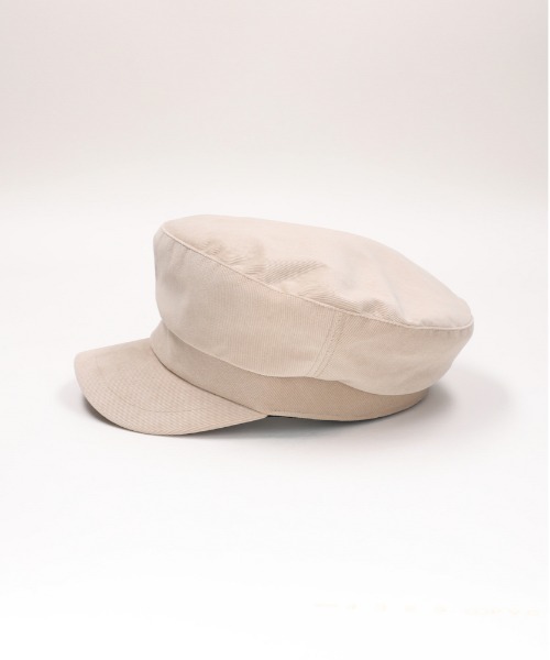 Right-on（ライトオン）の「【HONEYSUCKLE ROSE】コーデュロイキャスケット（キャスケット・レディース・ブラック/キナリ・フリー）」の5枚目の写真