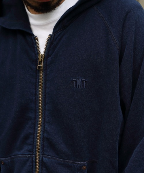 TMT（ティーエムティー）の「ZIP UP PARKA（パーカー・メンズ・ライトインディゴブルー/インディゴブルー/ライトグレー/グレー/サックスブルー/ブラック・MEDIUM/LARGE/X-LARGE）」の16枚目の写真