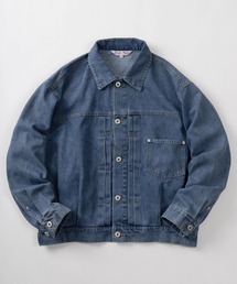 BLUE BLUE ブルーブルー コツブサシコ トラッカージャケット 1st オリジナルセルビッチデニムのトラッカージャケット | BLUE BLUE