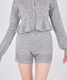 mieya mieya（ミーヤミーヤ）の「【mieya mieya】HEM LACE KNIT PT/ヘムレースニットパンツ（その他パンツ）」