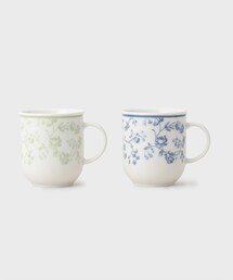 LAURA ASHLEY（ローラアシュレイ）の「【WEB限定/ギフトにおすすめ！】アリア柄 ペアマグセット（グラス/マグカップ/タンブラー）」