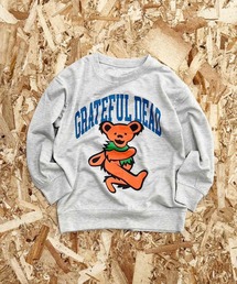 Grateful Dead（グレイトフルデッド）の「【GRATEFUL DEAD/グレイトフルデッド】　綿タッチ　ミニ裏毛　トレーナー（スウェット・キッズ）」