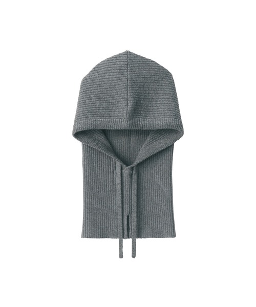 首のチクチクを抑えたメリノウール混 バラクラバ（ネックウォーマー