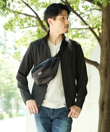 MK MICHEL KLEIN HOMME | 【洗える/ストレッチ】スタンドカラーブルゾン/テックイージ(ライダースジャケット)