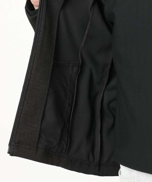 MK MICHEL KLEIN HOMME （エムケーミッシェルクランオム）の「【洗える／ストレッチ】スタンドカラーブルゾン/テックイージ（ライダースジャケット・メンズ・ボルドー/ダークグリーン・48/46/51）」の15枚目の写真