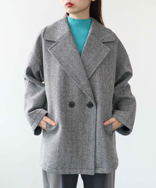 セール】ツィードボンディングジャケット（テーラードジャケット