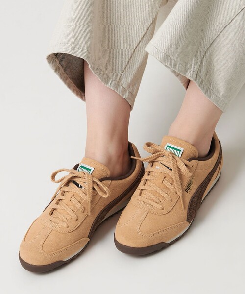 PUMA スニーカー 23cm ブラウン スエード調 PUMA スニーカー 23cm ブラウン スエード調