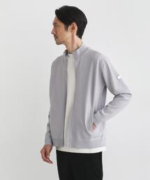 アンチピリング ジップアップ ニット