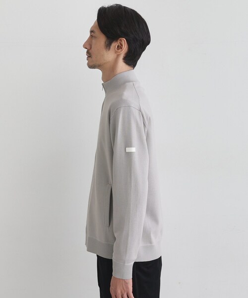 TAKEO KIKUCHI（タケオキクチ）の「アンチピリング ジップアップ ニット（ニット/セーター・メンズ・ネイビー/ライトグレー/ブラウン系その他・04/03/02）」の9枚目の写真