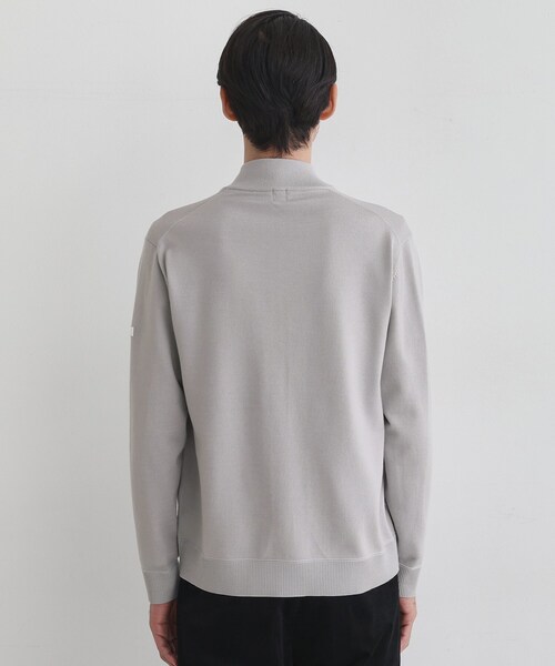 TAKEO KIKUCHI（タケオキクチ）の「アンチピリング ジップアップ ニット（ニット/セーター・メンズ・ネイビー/ライトグレー/ブラウン系その他・04/03/02）」の8枚目の写真
