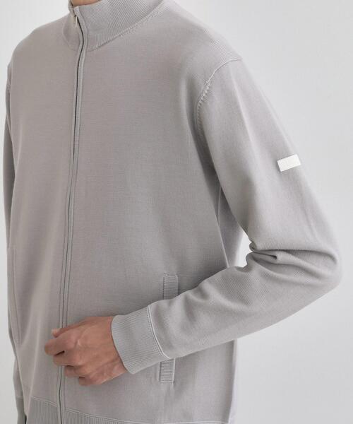 TAKEO KIKUCHI（タケオキクチ）の「アンチピリング ジップアップ ニット（ニット/セーター・メンズ・ネイビー/ライトグレー/ブラウン系その他・04/03/02）」の6枚目の写真