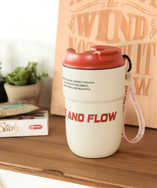 BAYFLOW(ベイフロー)の「BF2トーンステンレスタンブラー450ml(グラス/マグカップ/タンブラー・レディース・ライトグレー/ベージュ・0)」の1枚目の写真