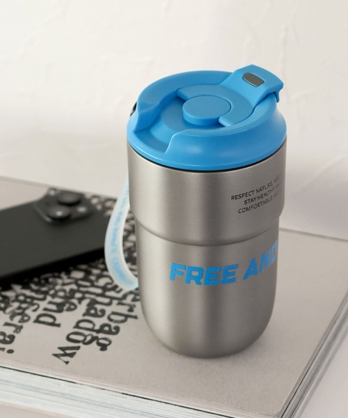 BAYFLOW(ベイフロー)の「BF2トーンステンレスタンブラー450ml(グラス/マグカップ/タンブラー・レディース・ライトグレー/ベージュ・0)」の2枚目の写真
