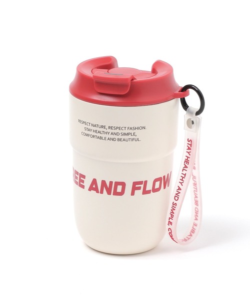 BAYFLOW(ベイフロー)の「BF2トーンステンレスタンブラー450ml(グラス/マグカップ/タンブラー・レディース・ライトグレー/ベージュ・0)」の4枚目の写真