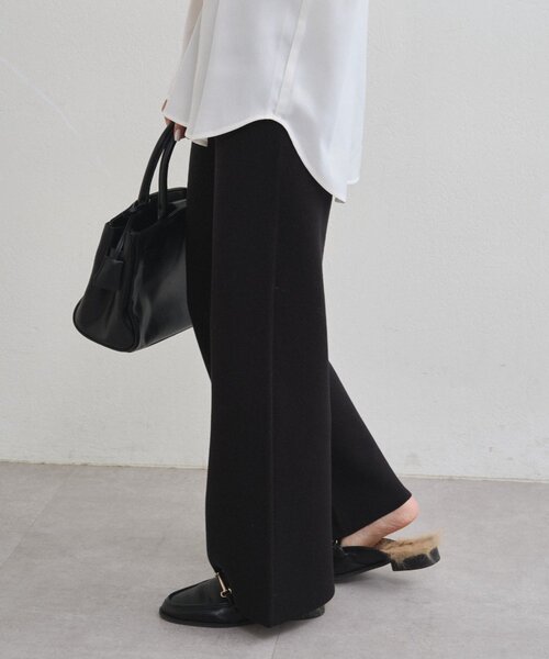 LOUNGEDRESS(ラウンジドレス)の「スウェットライクニットパンツ(その他パンツ・レディース・ブラック/ブラウン・FREE)」の14枚目の写真