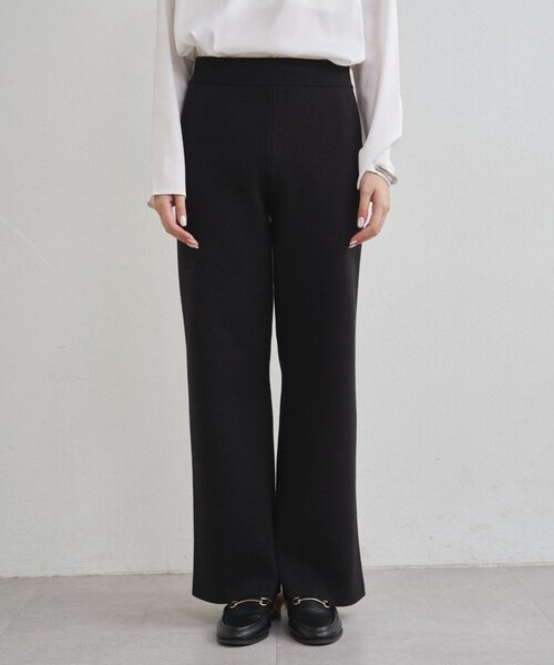 LOUNGEDRESS(ラウンジドレス)の「スウェットライクニットパンツ(その他パンツ・レディース・ブラック/ブラウン・FREE)」の5枚目の写真