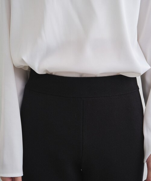 LOUNGEDRESS(ラウンジドレス)の「スウェットライクニットパンツ(その他パンツ・レディース・ブラック/ブラウン・FREE)」の11枚目の写真