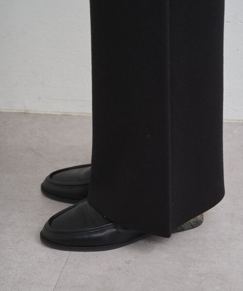 LOUNGEDRESS(ラウンジドレス)の「スウェットライクニットパンツ(その他パンツ・レディース・ブラック/ブラウン・FREE)」の9枚目の写真