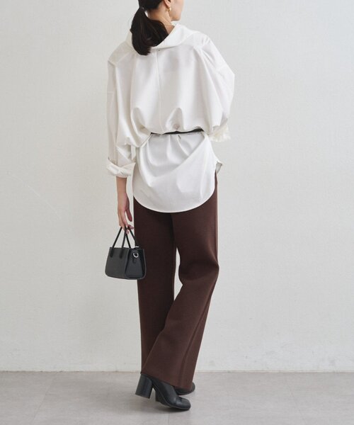 LOUNGEDRESS(ラウンジドレス)の「スウェットライクニットパンツ(その他パンツ・レディース・ブラック/ブラウン・FREE)」の10枚目の写真