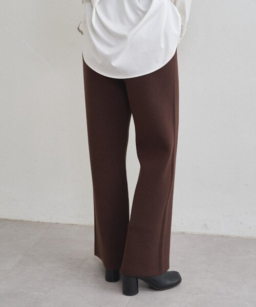 LOUNGEDRESS(ラウンジドレス)の「スウェットライクニットパンツ(その他パンツ・レディース・ブラック/ブラウン・FREE)」の21枚目の写真