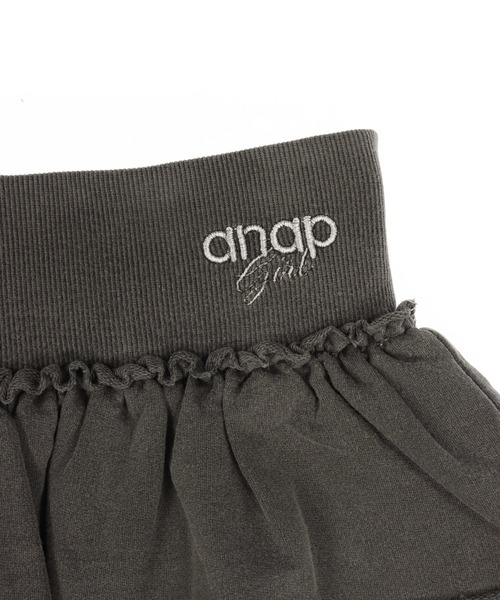 ANAP GiRL(アナップガール)の「ANAP R+Sティアード スカート 【 ユニセックスアイテム 】(スカート・キッズ・ブラウン/ダークアッシュ・XS/S/M)」の15枚目の写真