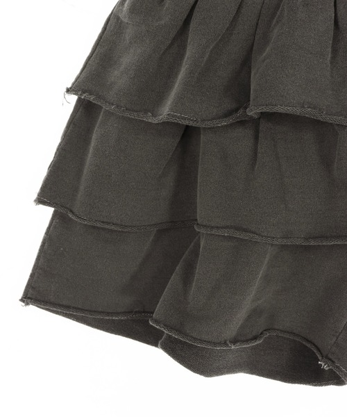 ANAP GiRL(アナップガール)の「ANAP R+Sティアード スカート 【 ユニセックスアイテム 】(スカート・キッズ・ブラウン/ダークアッシュ・XS/S/M)」の16枚目の写真