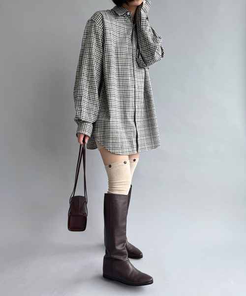 EDIT. FOR LULU（エディットフォールル）の「【CORSO ROMA 9/コルソローマノーヴェ】ブラウンロングブーツ（その他シューズ・レディース・ブラウン・38/37/36/35）」の5枚目の写真