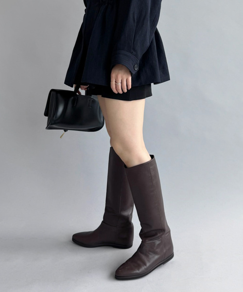 EDIT. FOR LULU（エディットフォールル）の「【CORSO ROMA 9/コルソローマノーヴェ】ブラウンロングブーツ（その他シューズ・レディース・ブラウン・38/37/36/35）」の7枚目の写真