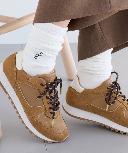 BARNYARDSTORM（バンヤードストーム）の「BARNYARDSTORM / BBソフト編地ソックス（ソックス/靴下・レディース・ホワイト/グレー・FREE）」の6枚目の写真