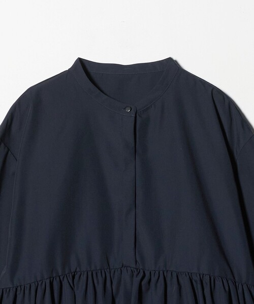 ユナイテッドアローズ　ペプラムブラウス UNITED ARROWS green label relaxing｜スタンドカラー ペプラム